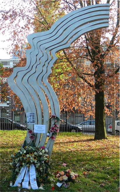 Bloemen en tekst, 2 november 2015